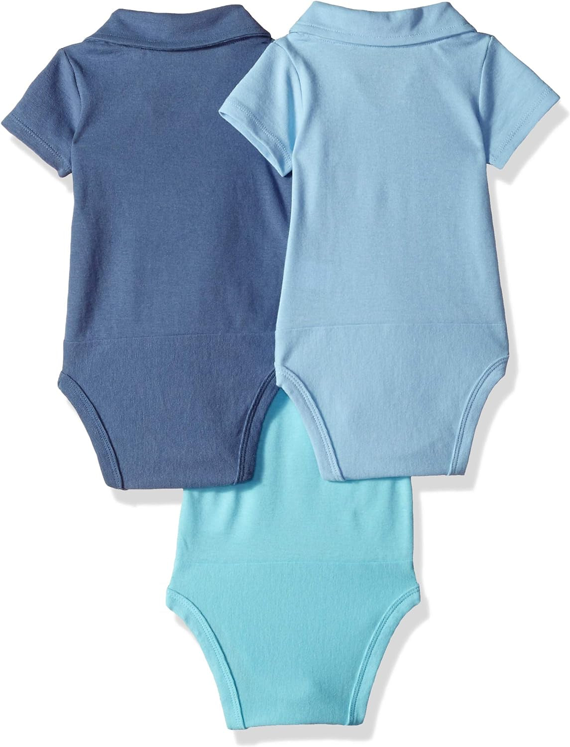 Baby Ultimate Baby Flexy 3 Pack Short Sleeve Polo Bodysuits