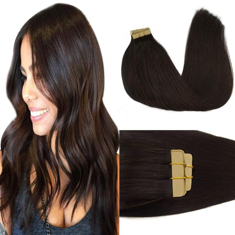 Tape in Human Hair Extensions Straight (50G,20Pcs/Pack)