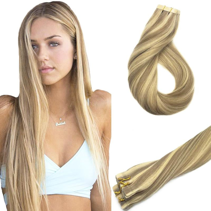 Tape in Human Hair Extensions Straight (50G,20Pcs/Pack)