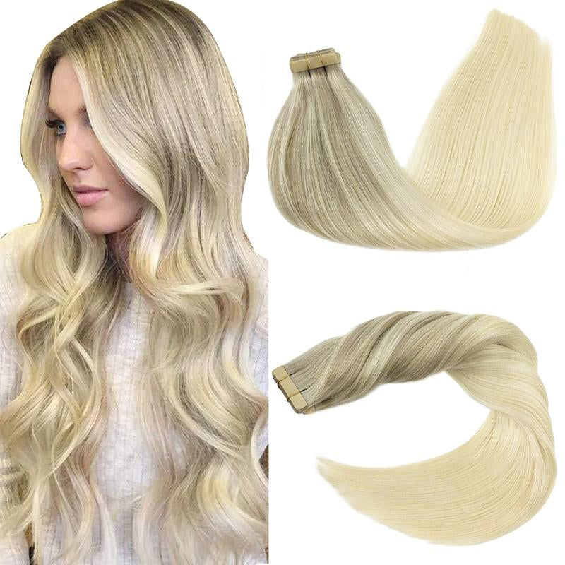 Tape in Human Hair Extensions Straight (50G,20Pcs/Pack)