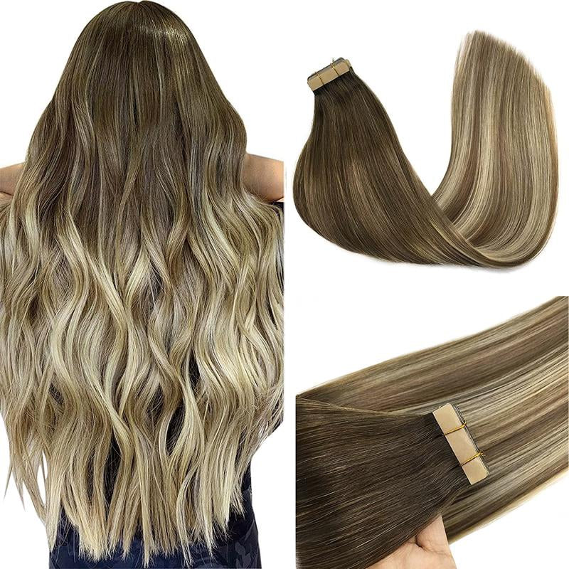 Tape in Human Hair Extensions Straight (50G,20Pcs/Pack)