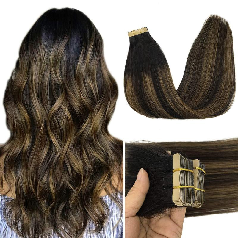 Tape in Human Hair Extensions Straight (50G,20Pcs/Pack)