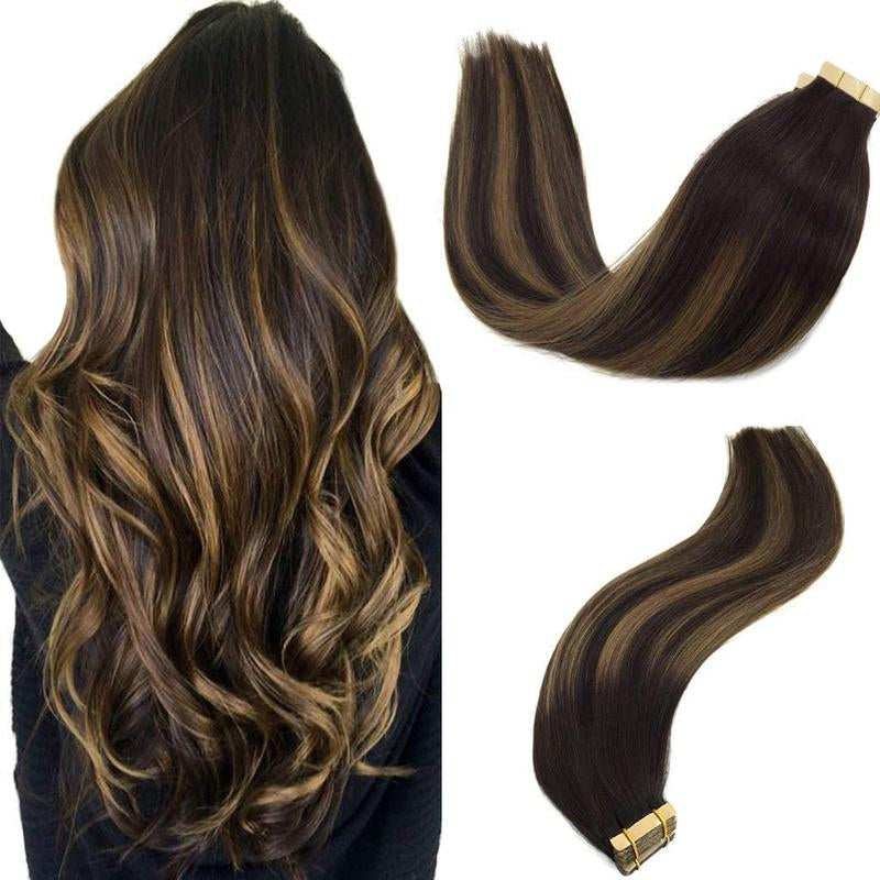 Tape in Human Hair Extensions Straight (50G,20Pcs/Pack)