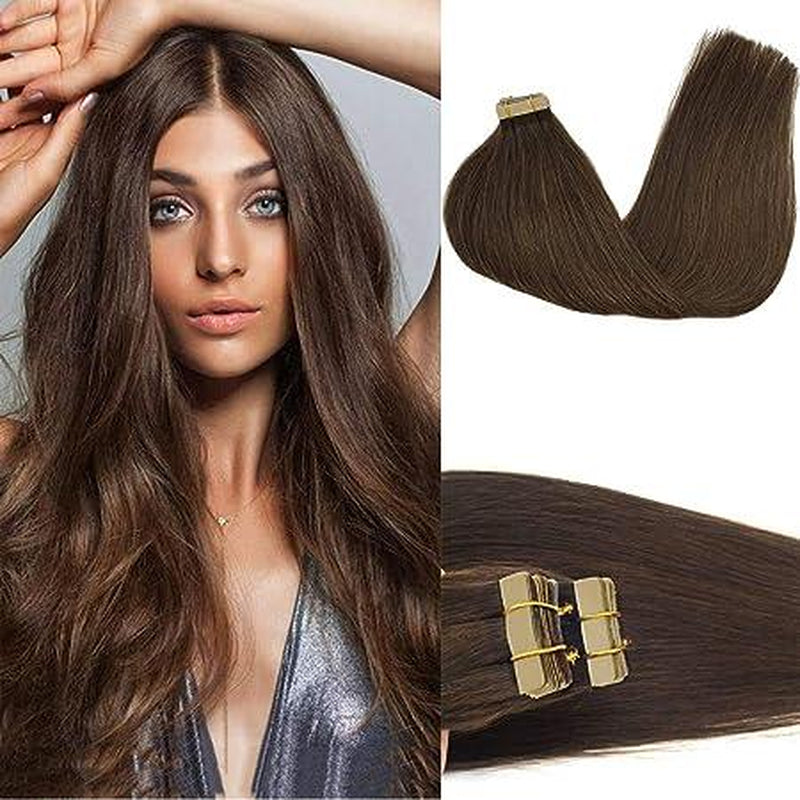 Tape in Human Hair Extensions Straight (50G,20Pcs/Pack)