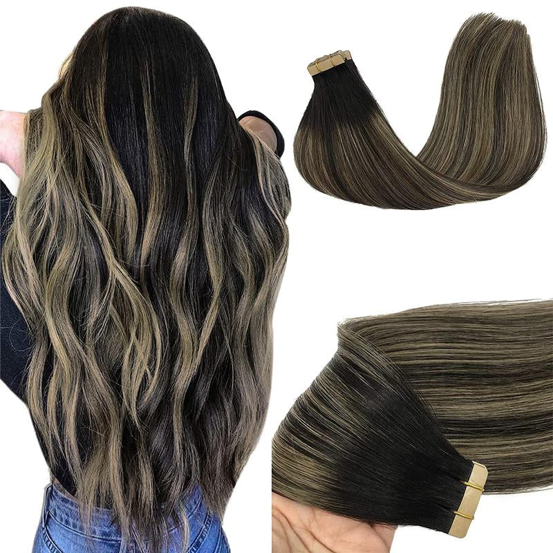 Tape in Human Hair Extensions Straight (50G,20Pcs/Pack)