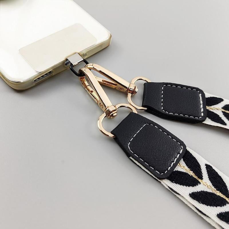 Fashionable Phone Lanyard, Adjustable Crossbody Phone Strap, Phone Charm for Women & Girls, Mobile Phone Decoration Accessories